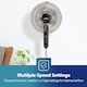 image 6 of GEEPAS 16’’ Pedestal Fan with Remote Control – 60W  Free-Standing, Oscillating (Black)