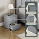 image 3 of Vida Designs Denver 2 Drawer Bedside Chest Cabinet Table Nightstand, Grey