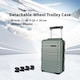 image 2 of ABS Cabin Luggage 40×25×20 Lightweight Carry-On with TSA Lock | Green | Mint Green | Cabin Bag