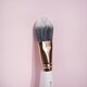 image 4 of Brushworks White & Gold Foundation Brush