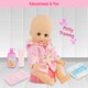 image 6 of BiBi Doll Bathtub Set with Working Shower, 13" Baby Doll & Accessories