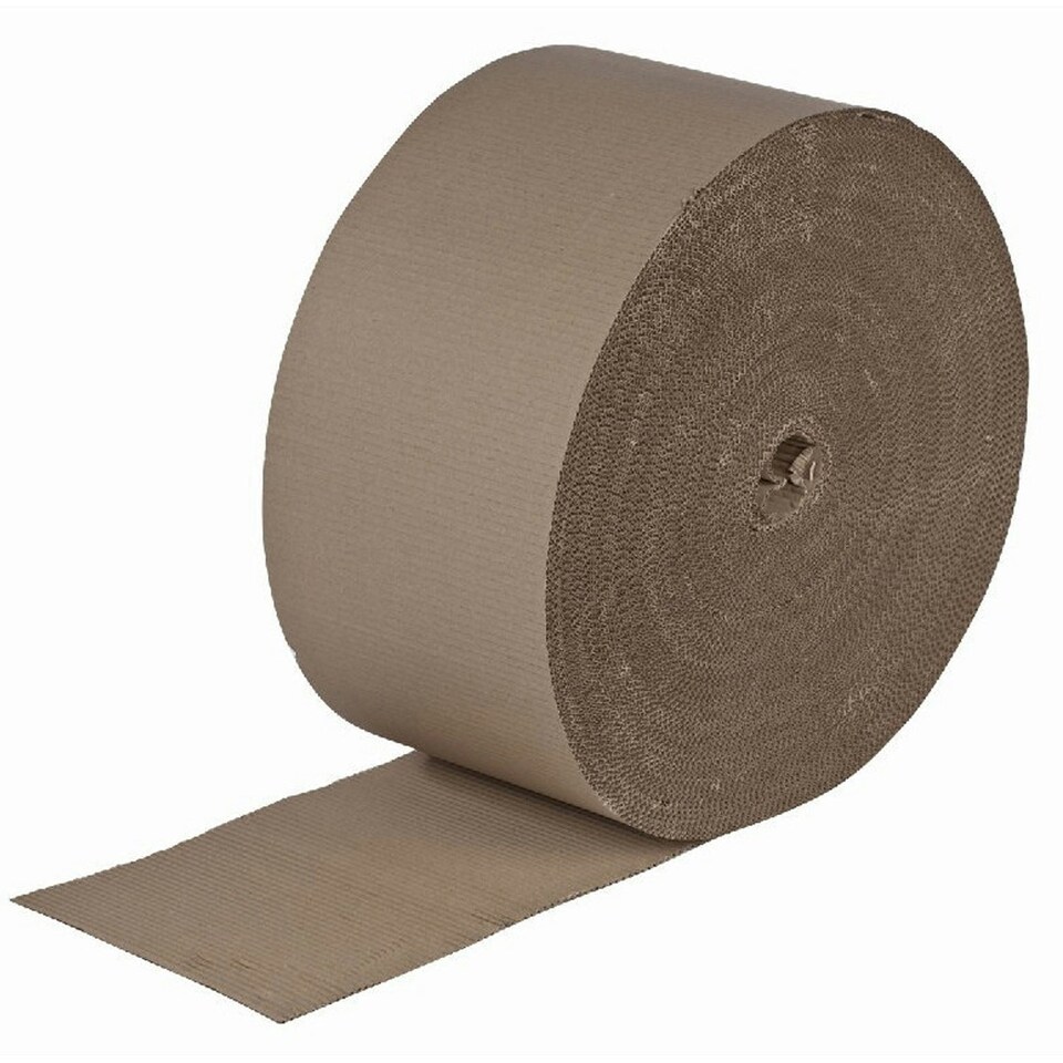 image 1 of 600mm x 75m Corrugated Cardboard Roll Cushioning Wrap For House Moving, Gift Wrapping & Shipping
