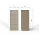 image 7 of Luno 4 Drawer Tallboy Chest Of Drawers - Putty