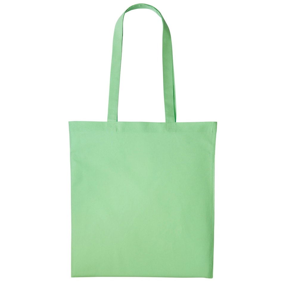 Nutshell Plain Strong Shoulder Shopper Bag - Pastel Green - One Size