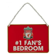Liverpool FC #1 Fans Bedroom Door Sign - Red/White - One Size