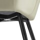 image 7 of Chair Marilyn Set of 8 - with armrests, upholstered, fabric cover, black steel legs Cream | Cream/Black
