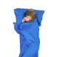 image 1 of Lifeventure Cotton Sleeping Bag Liner Rectangular 220 x 90cm Blue