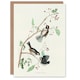 image 1 of John James Audubon Art Card Canadian Titmouse Bird