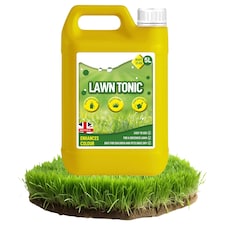 4 x 5L Lawn Tonic Ready To Use Greener Grass Feed Healthier Looking Garden Enhances Lawn Colour