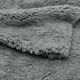 image 2 of Velosso Plain Teddy Fluffy and Warm Fleece Duvet Cover Set Silver | Silver | King