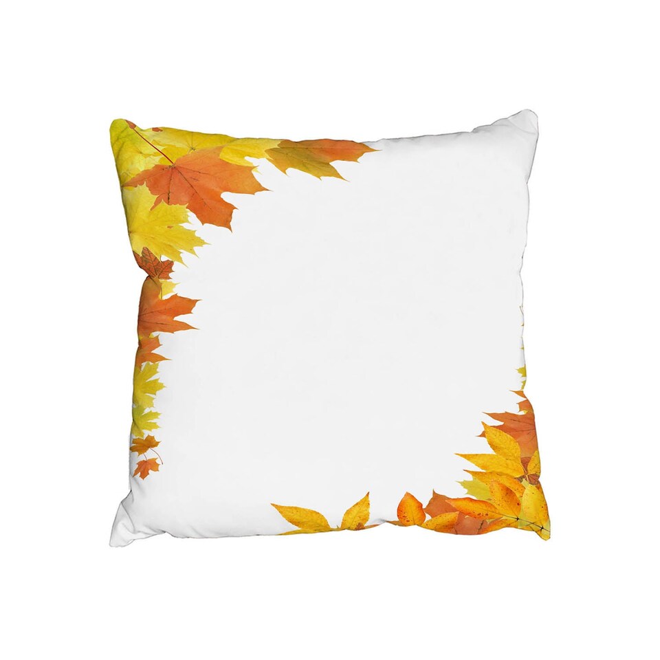 Cushions - Yellow Autumn Border (Cushion) | Multi