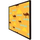 image 3 of Camels & pyramids (Picutre Frame) Grey | XL