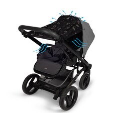 Dooky Universal Pram Cover – UPF 50+ Sun Shade for Prams, Pushchairs, Buggies & Car Seats