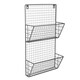 image 1 of Charnwood Contemporary Iron Grey Mountable Magazine Rack In/Outside Use 1.2kg