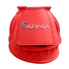 ARMA Touch Close Horse Overreach Boots - Red - Full