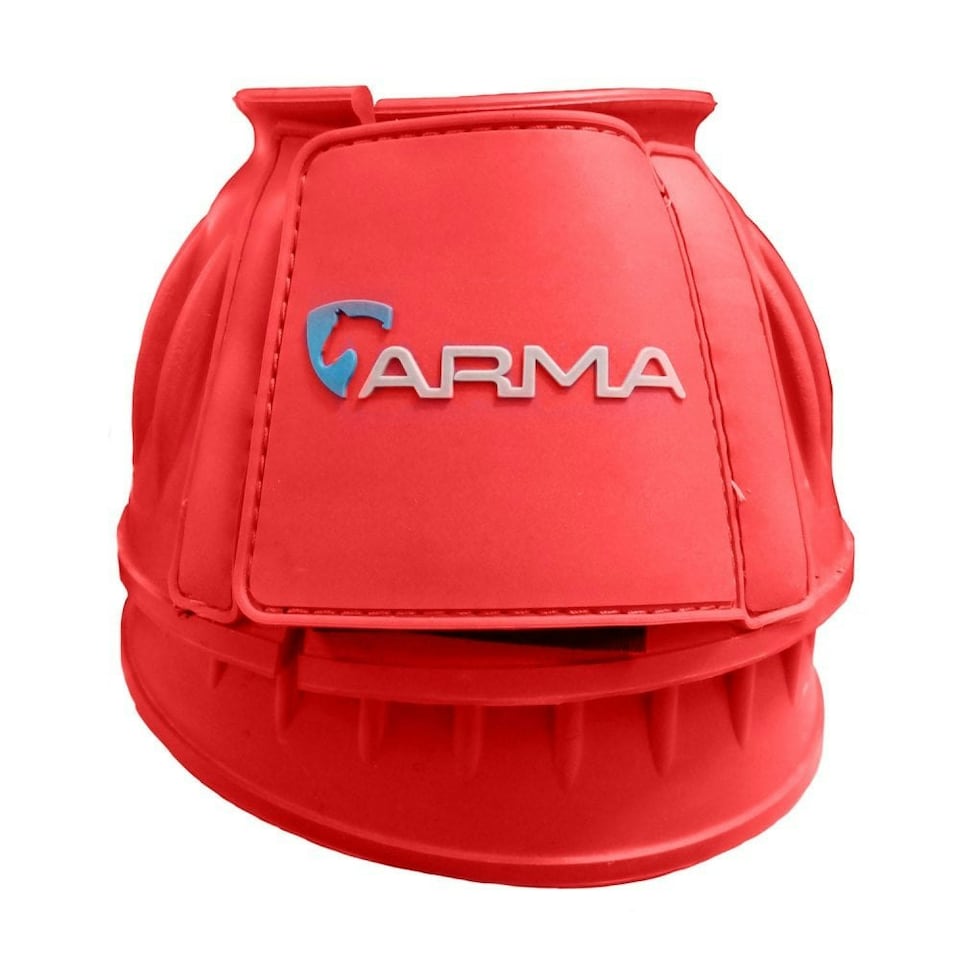 image 1 of ARMA Touch Close Horse Overreach Boots - Red - Full