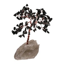Gemstone Tree - Black Tourmaline Black