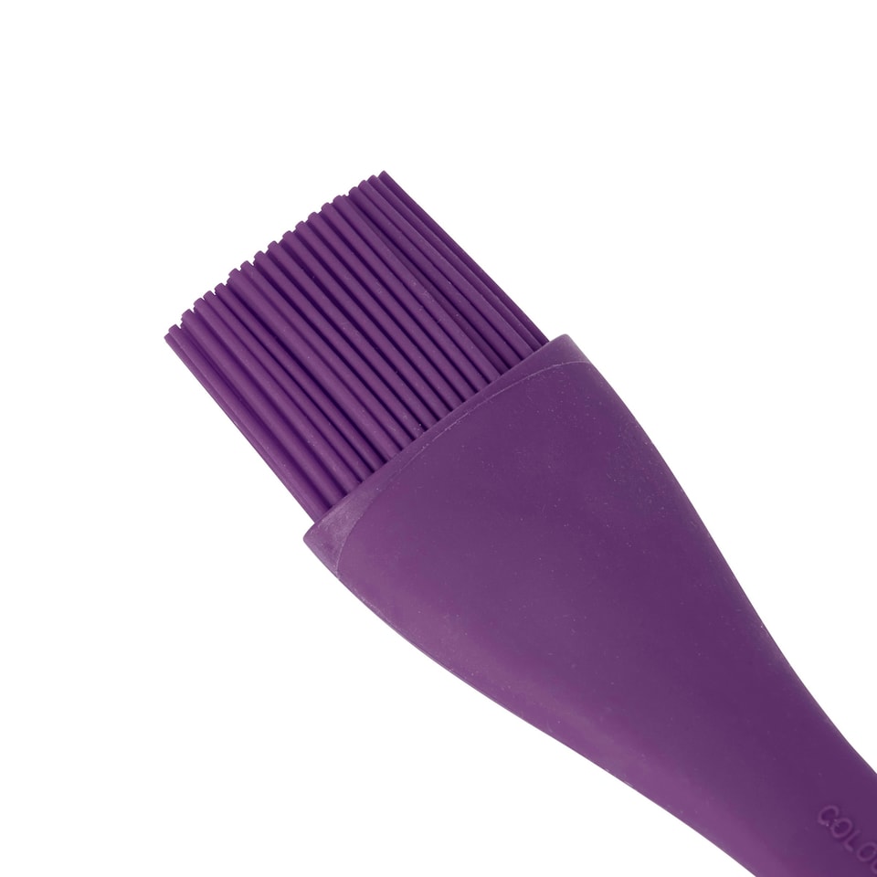 image 1 of Colourworks Silicone Pastry Brush Purple Heat Resistant