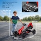 image 7 of HOMCOM Children Pedal Go Kart w/ Adjustable Seat, Handbrake - Red
