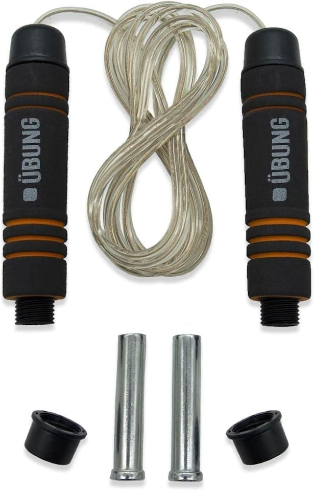 image 1 of UBUNG Weighted Skipping Rope Tangle Free Fitness Jump Rope 3m