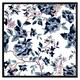 image 2 of Blue flower illustrations (Picture Frame) Brown | M
