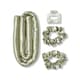 image 2 of Silk Addict 100% Mulberry Silk Heatless Curlers Set - Olive Green