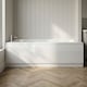 image 8 of Balterley MDF Front Bath Panel & Plinth | White | Gloss White | 1