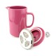 image 4 of Upper Street Six Cup Pink Ceramic French Press Cafetière