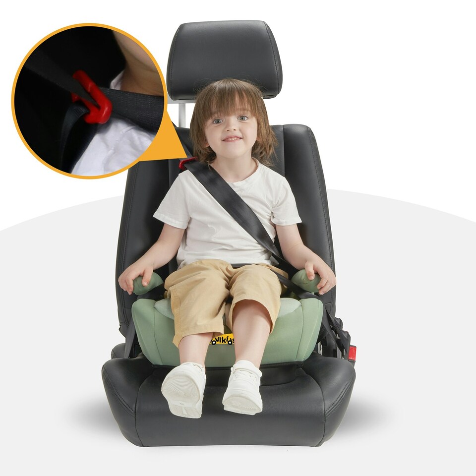 image 1 of JoviKids Ohho Isofix Booster Seat - Green