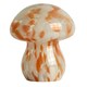 image 3 of LED Glass Mushroom Lamp - Coral Orange