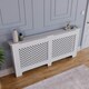 image 5 of Vida Designs Oxford Radiator Cover Painted MDF Cabinet, White, 172cm
