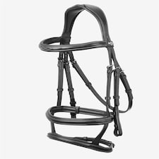 LeMieux Kudos Double Noseband Bridle Black | Full