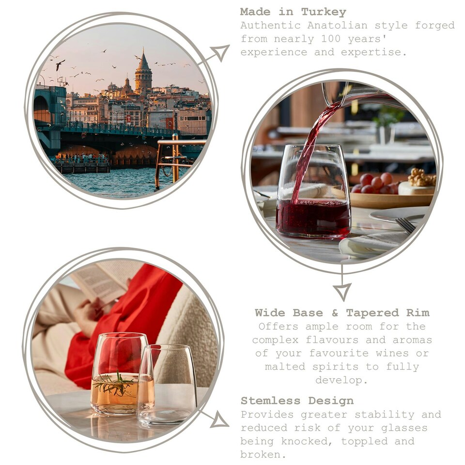 image 1 of Pasabahce 12pc Pinot Glassware Set