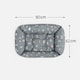image 2 of Joules Rainbow Dog Box Bed | Grey | L | 1