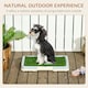 image 2 of PawHut Dog Toilet Indoor w/ Artificial Grass, Grid Panel, Tray, 46.5 x 34cm