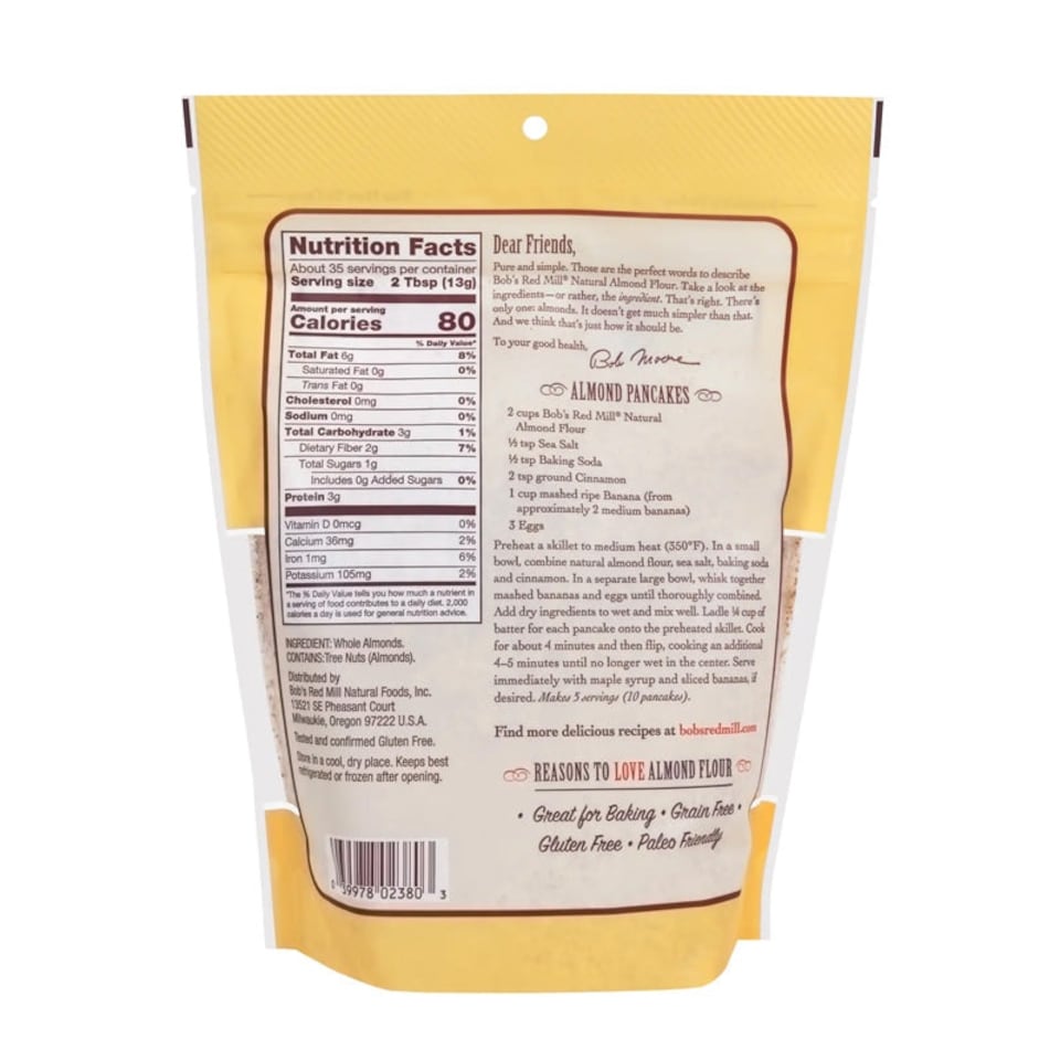 image 1 of Bob's Red Mill Natural Almond Flour 453g