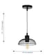 image 5 of Cassidy - Small Black Mesh Ceiling Pendant Light | Black | 1
