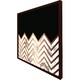 image 1 of Marble zig zag pattern (Picutre Frame) Brown | XS