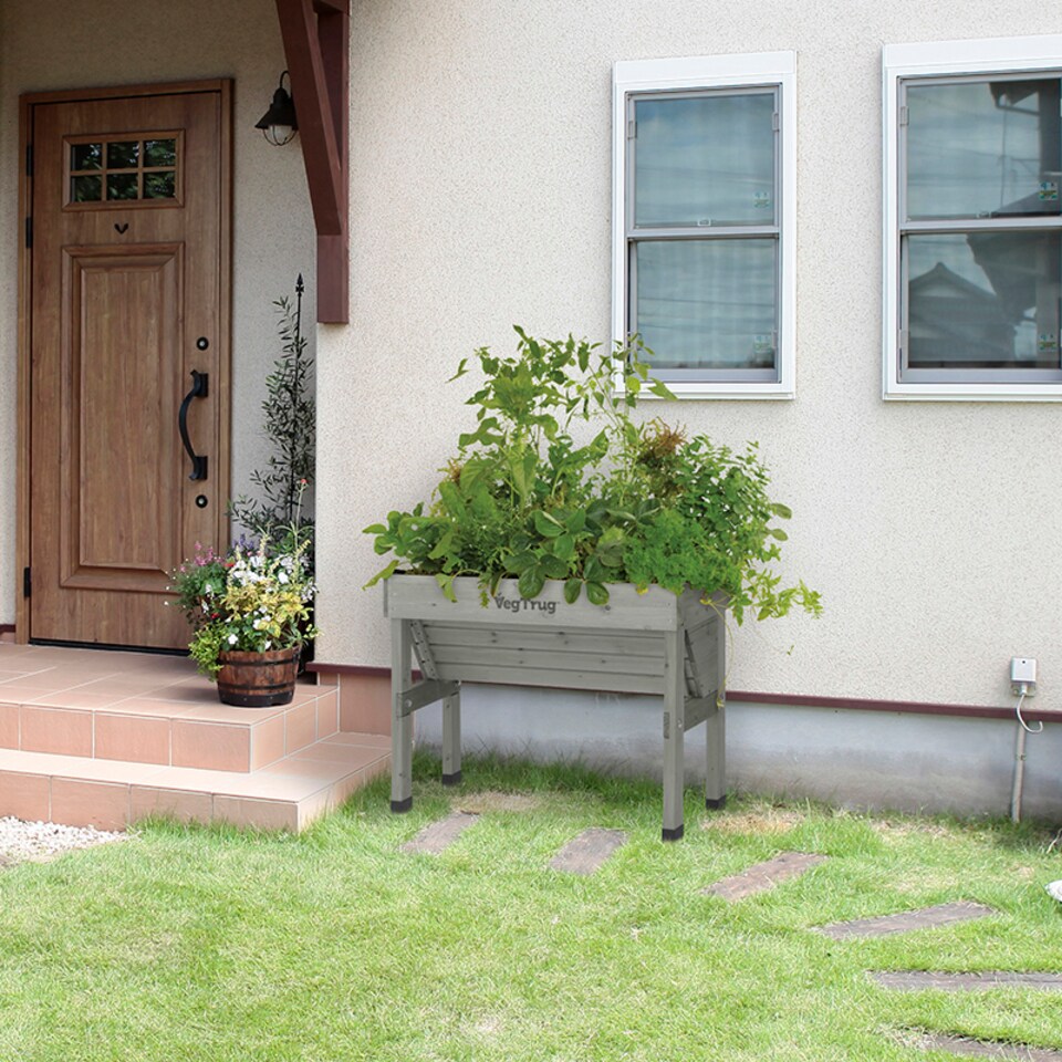 image 1 of Wallhugger Small Grey Planter