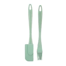 Fusion Twist Mini Pastry Brush & Jar Scraper Set Mint