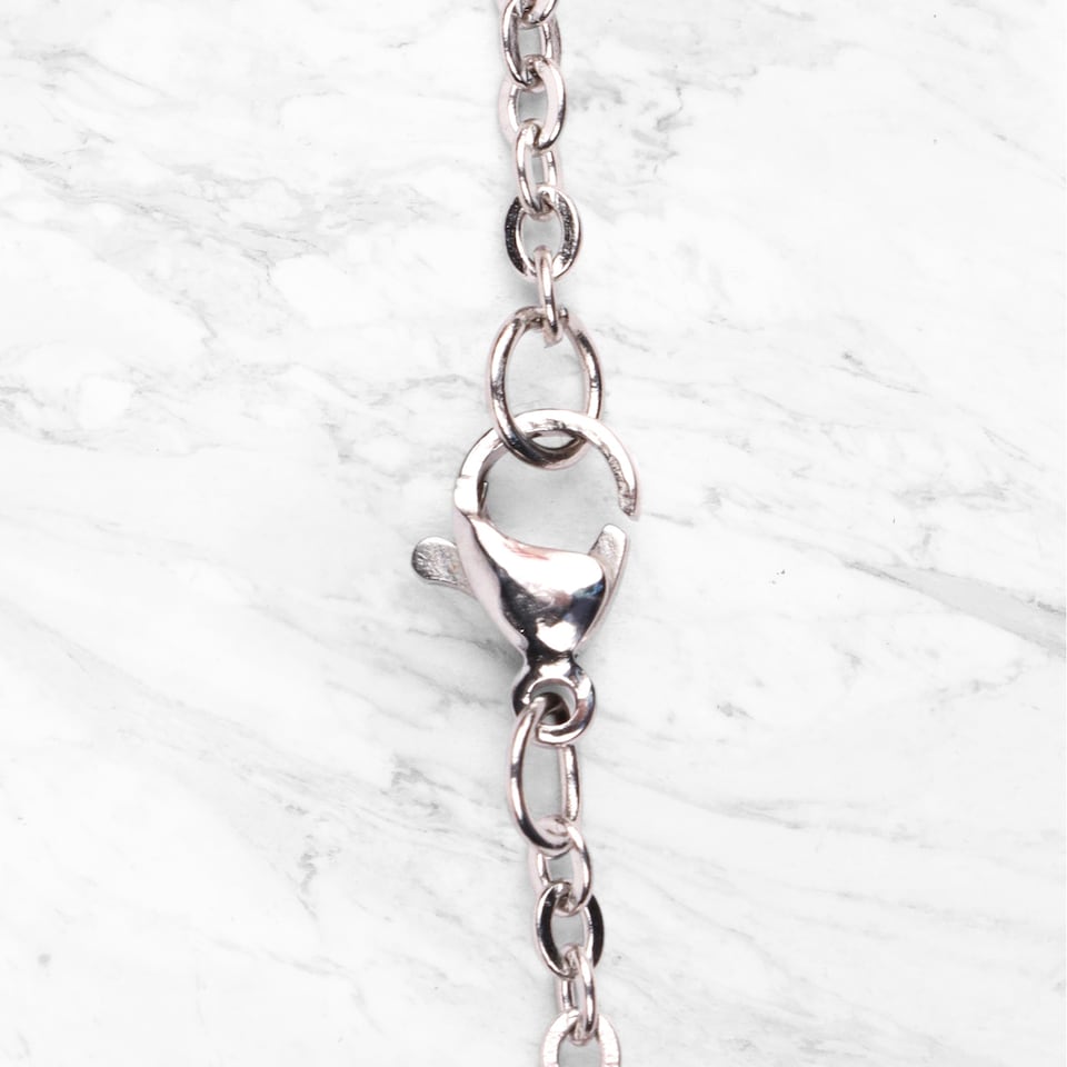 image 1 of Myga Chakra Silver Necklace - Throat