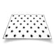 image 2 of Children's Room Modern Design Black Star Pattern Rug 100 x 150 cm Black