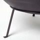 image 4 of Homescapes Metal Fire Bowl with Stand