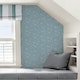 image 5 of NuWallpaper NU2918 Navy Poplin Textured Peel & Stick Wallpaper, Navy Multi
