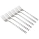 image 1 of Argon Tableware Tondo Stainless Steel Dinner Forks - 21.5cm - Pack of 6 | Silver | Silver