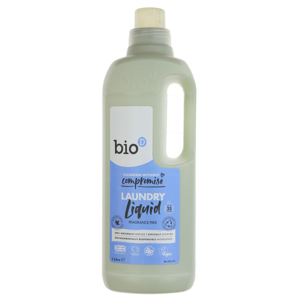 Fragrance Free Laundry Liquid 1L (Bio-D)