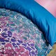 image 3 of Catherine Lansfield Satin Animal Print Teal Duvet Cover Set Multi | Double