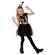 image 1 of Dark Vintage Clown Girls Fancy Dress Costume Kids Small - Age 4-6