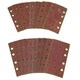 image 2 of Hook + Loop Mixed Grit Sanding Pads Sheets Sander sandpaper 40 - 120Grit 400pc