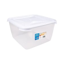 Wham Square Food Storer - White - 15 Litre
